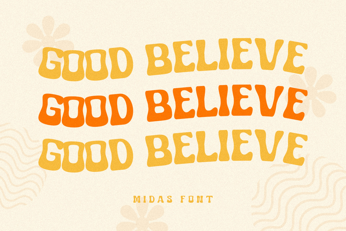 Midas - Retro Vintage Ligature Font Midas - Retro Vintage Ligature Font