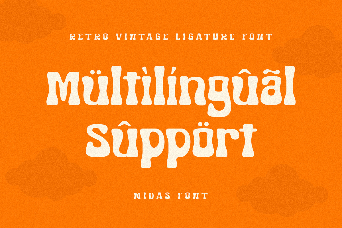 Midas - Retro Vintage Ligature Font