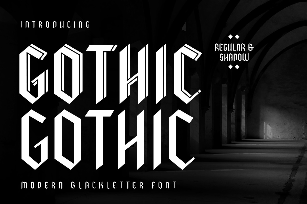Gothic - Modern Blackletter Font Gothic - Modern Blackletter Font