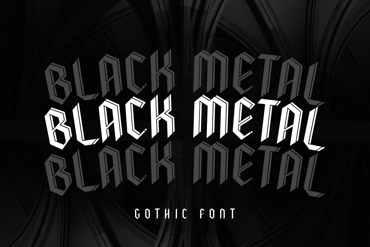 Gothic - Modern Blackletter Font Gothic - Modern Blackletter Font