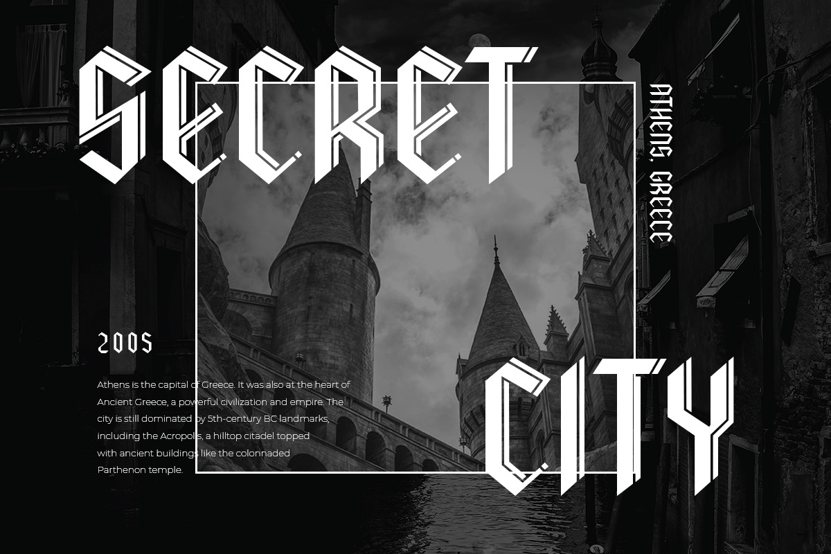 Gothic - Modern Blackletter Font Gothic - Modern Blackletter Font