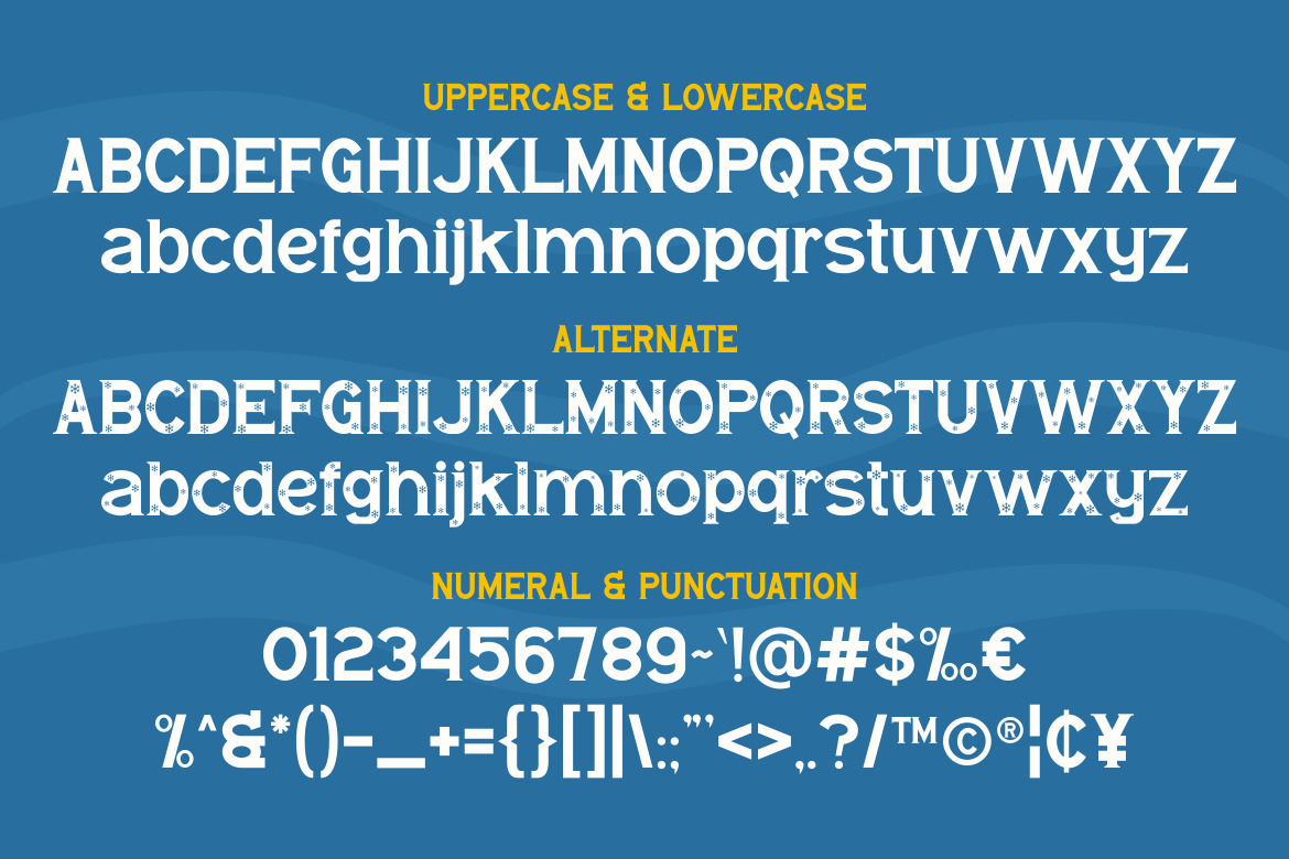 Subwinter Holiday - Christmas Display Font Subwinter Holiday - Christmas Display Font