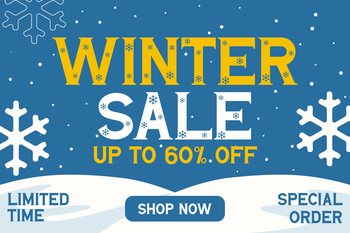 Subwinter Holiday - Christmas Display Font