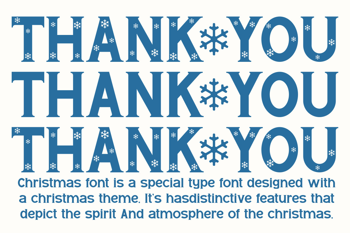 Subwinter Holiday - Christmas Display Font