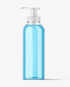 Clear Bottle with Pump Mockup