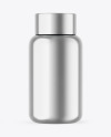 Metallic Protein Jar Mockup Metallic Protein Jar Mockup