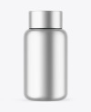 Matte Metallic Protein Jar Mockup Matte Metallic Protein Jar Mockup