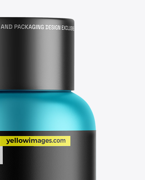 Matte Metallic Protein Jar Mockup Matte Metallic Protein Jar Mockup