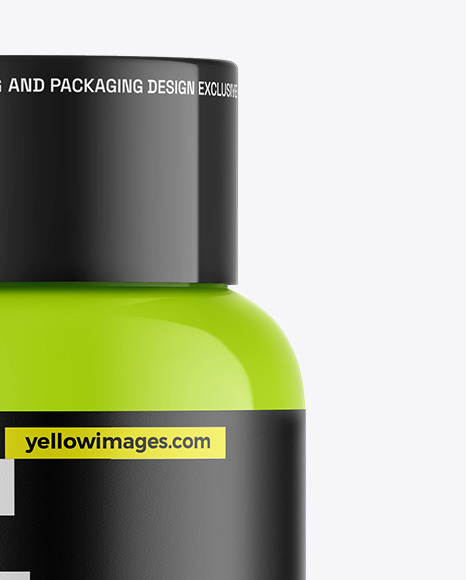 Glossy Protein Jar Mockup