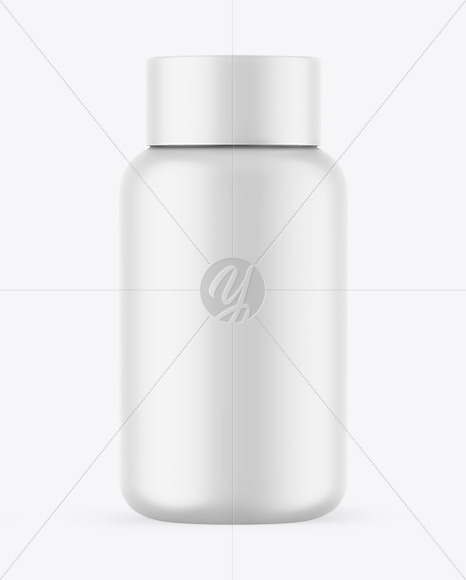 Matte Protein Jar Mockup Matte Protein Jar Mockup