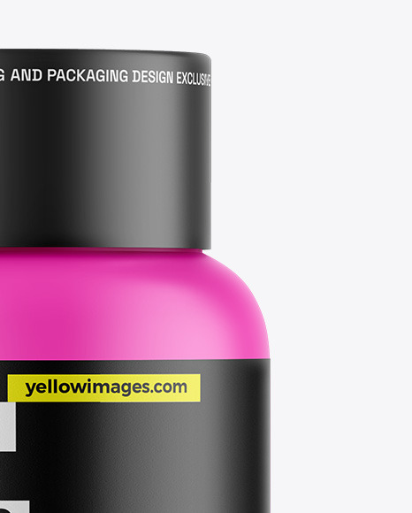 Matte Protein Jar Mockup Matte Protein Jar Mockup