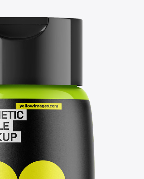 Glossy Cosmetic Bottle Mockup