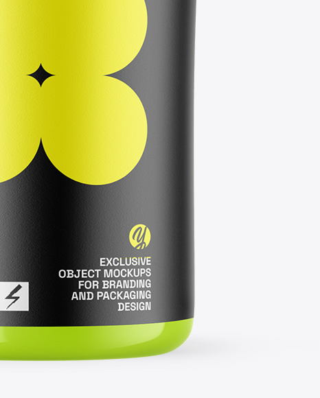 Glossy Cosmetic Bottle Mockup