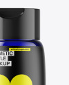 Blue Cosmetic Bottle Mockup