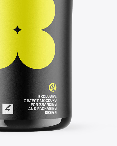 Blue Cosmetic Bottle Mockup