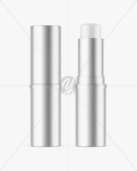 Matte Metallic Lipstick Mockup