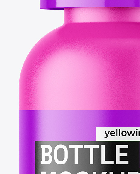 Matte Bottle Mockup