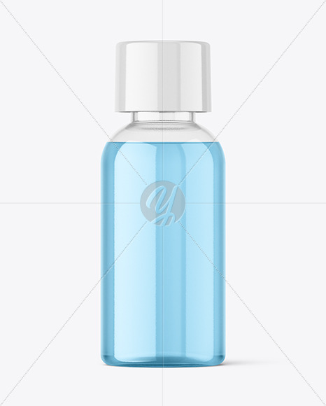 Clear Bottle Mockup