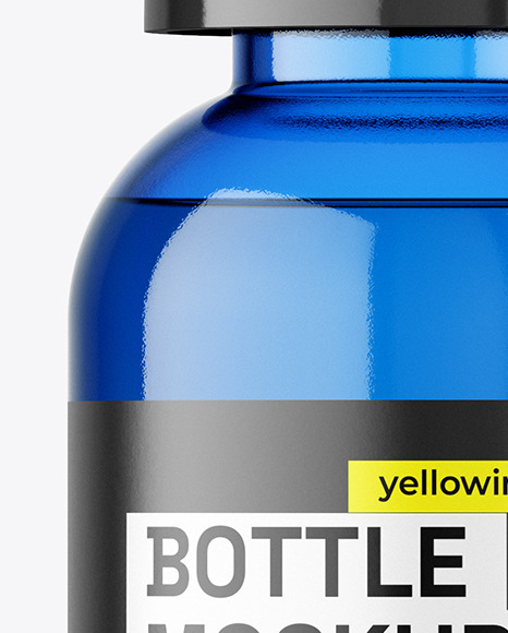Blue Bottle Mockup