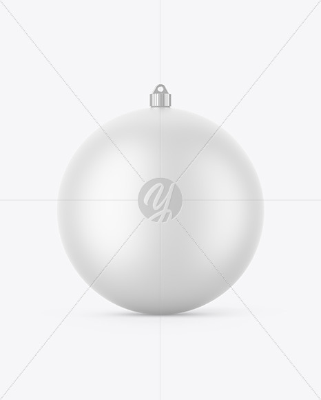 Matte Christmas Ball Mockup Matte Christmas Ball Mockup