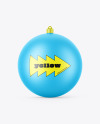 Matte Christmas Ball Mockup Matte Christmas Ball Mockup