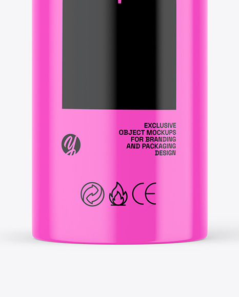 Glossy Bottle Mockup