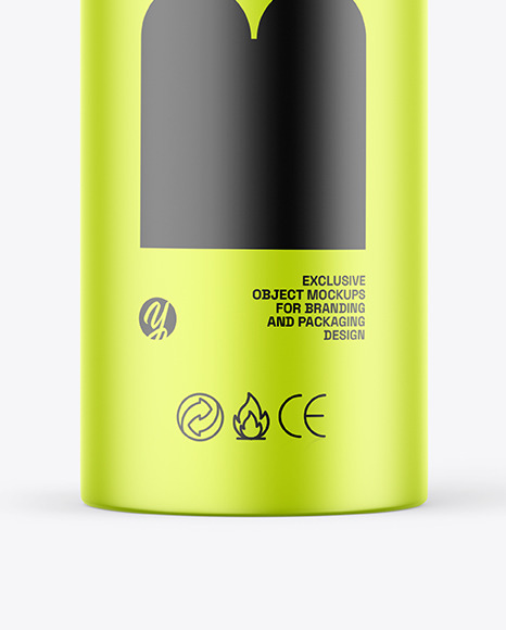 Metallic Bottle Mockup