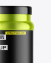 Metallic Protein Jar Mockup Metallic Protein Jar Mockup