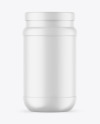 Matte Protein Jar Mockup Matte Protein Jar Mockup