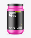 Matte Protein Jar Mockup Matte Protein Jar Mockup