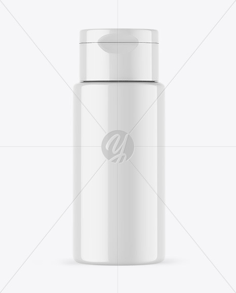 Glossy Cosmetic Bottle Mockup