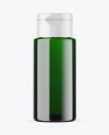 Green Cosmetic Bottle Mockup