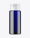 Blue Cosmetic Bottle Mockup