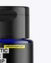 Blue Cosmetic Bottle Mockup