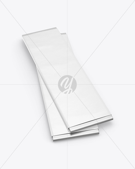 Chewing Gum Sticks in Glossy Sleeve Mockup
