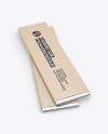 Chewing Gum Sticks in Kraft Paper Sleeve Mockup