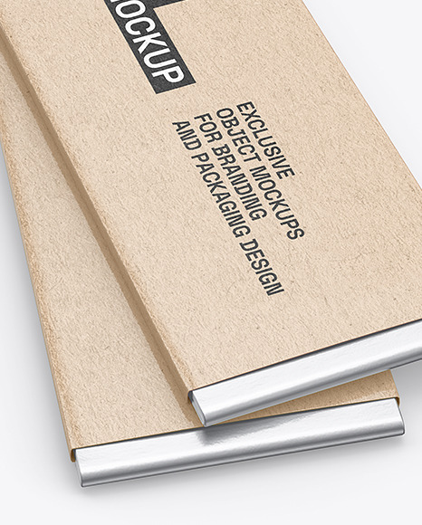 Chewing Gum Sticks in Kraft Paper Sleeve Mockup