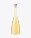 Frosted Glass White Wine Bottle Mockup Frosted Glass White Wine Bottle Mockup