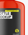 Glossy Square Bottle Mockup