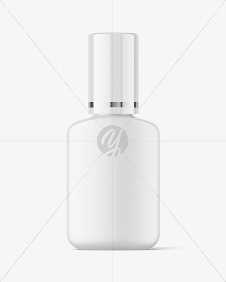 Matte Square Bottle Mockup