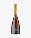 Amber Glass White Wine Bottle Mockup Amber Glass White Wine Bottle Mockup