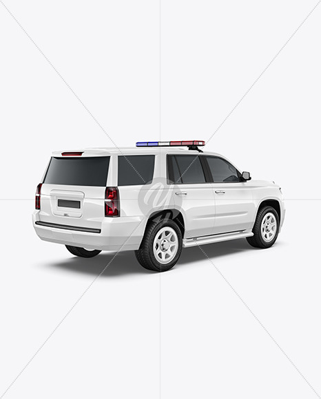 Police SUV Mockup - Back Half Side View - Free Download Images High ...