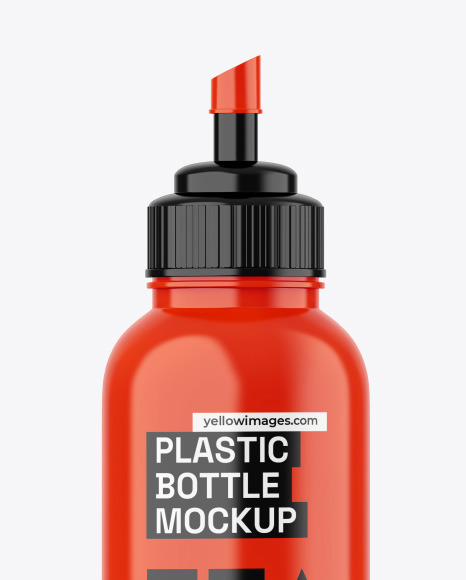 Glossy Oil Dispenser Bottle Mockup