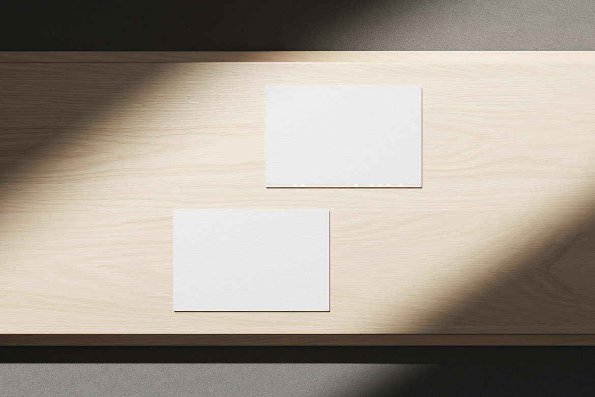 85x55 mm Business Card Mockup Set 85x55 mm Business Card Mockup Set