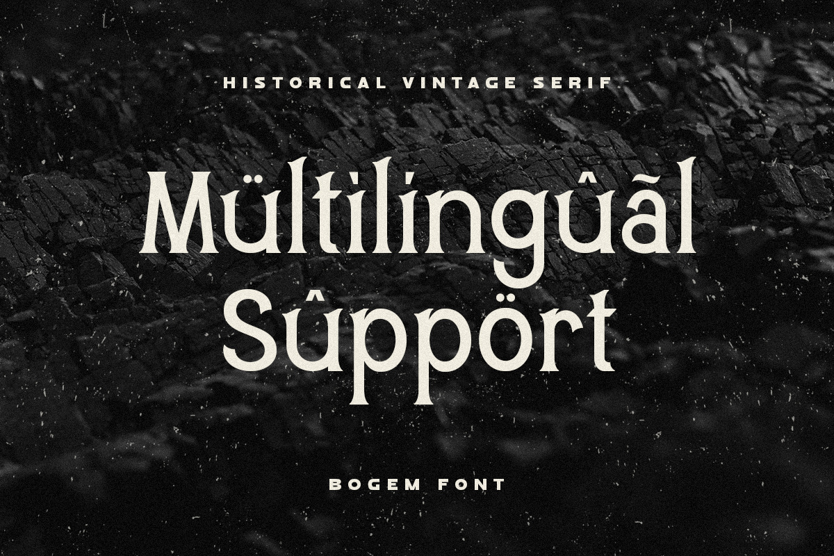 Bogem - Historical Vintage Serif