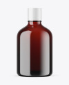 Dark Amber Glass Essential Oil Bottle Mockup