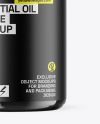 Dark Amber Glass Essential Oil Bottle Mockup