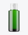 Green Cosmetic Bottle Mockup