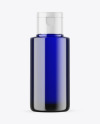 Blue Cosmetic Bottle Mockup