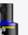 Blue Cosmetic Bottle Mockup